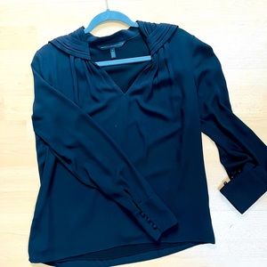 Black small dress shirt from White House black Market